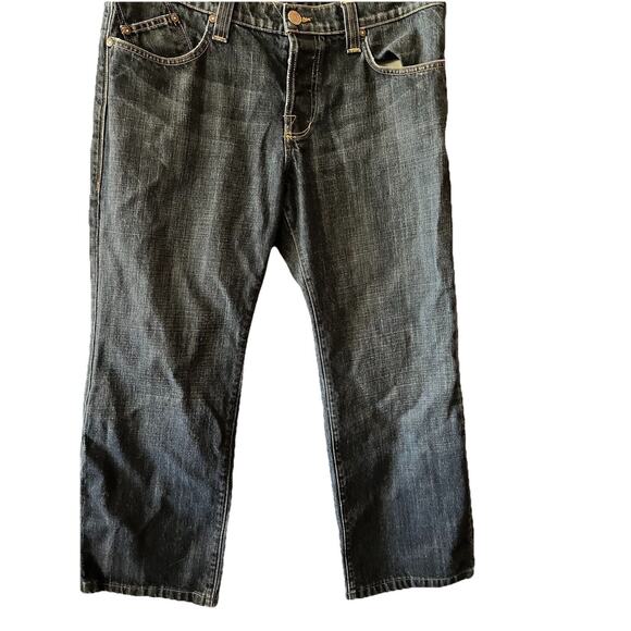 Rock & Republic Womens Henlee Jeans 38 (37.5) Medium Wash Button Fly Flaw - Picture 2 of 16